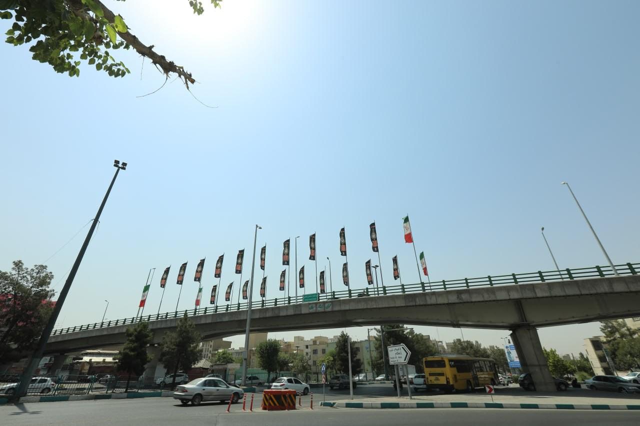 نمای اجرای پروژه پل فرجام تهران - سامان صنعت بروج