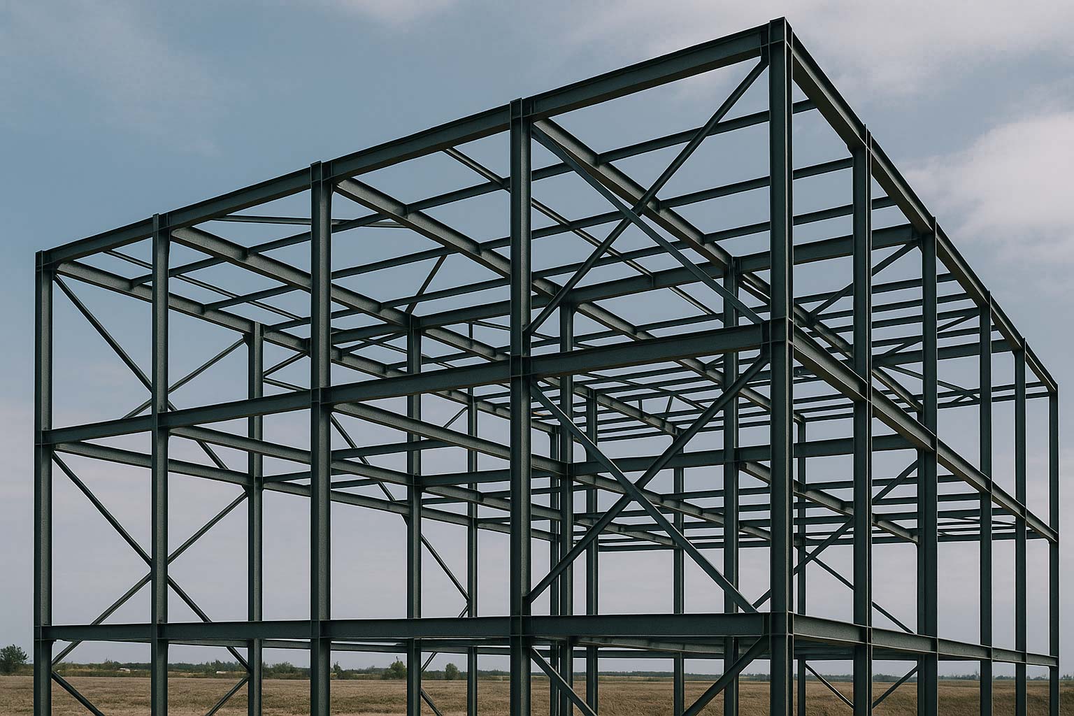 اسکلت فلزی | طراحی و اجرای اسکلت فلزی ساختمان و صنعتی