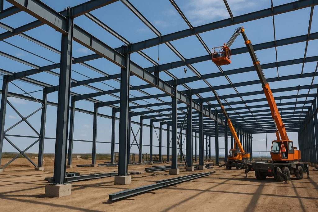 مزایای استفاده از اسکلت فلزی در پروژه‌های صنعتی