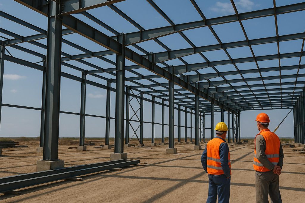 مزایای استفاده از اسکلت فلزی در پروژه‌های صنعتی